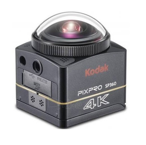Kamera Kodak SP360 4k Dual Pro Kit Black paveikslėlis 1 iš 2