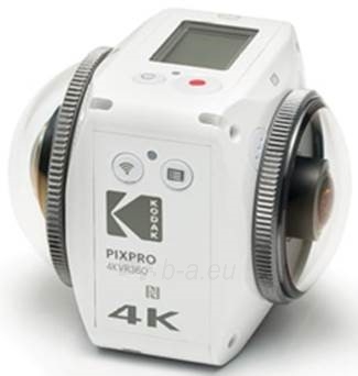 Kamera Kodak VR360 4K Ultimate Pack White paveikslėlis 3 iš 4