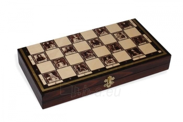 Karališki maži šachmatai 34,5 x 35 cm paveikslėlis 1 iš 5