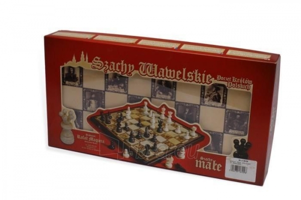 Karališki maži šachmatai 34,5 x 35 cm paveikslėlis 5 iš 5