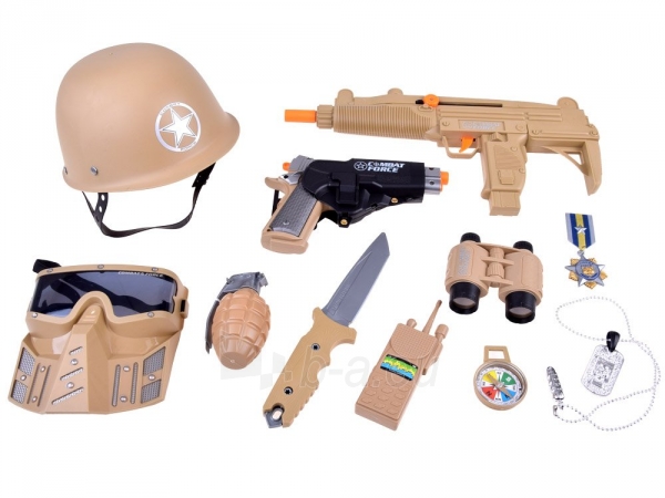 Kario komplektas Military uniform for a soldier rifle mask ZA3456 paveikslėlis 3 iš 9