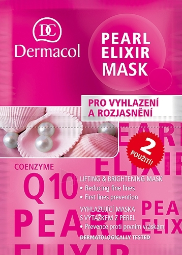 Kaukė Dermacol Pearl Elixir Mask Q10 Cosmetic 16g paveikslėlis 1 iš 1