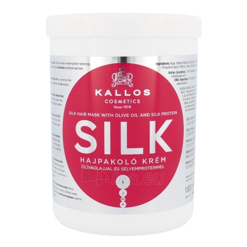 Kallos Silky Hair Mask Cosmetic 1000ml paveikslėlis 1 iš 1
