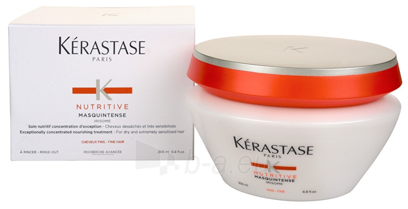 Kaukė plaukams Kérastase Intensive Nourishing Mask for fine hair Masquintense Irisome 200 ml paveikslėlis 4 iš 4