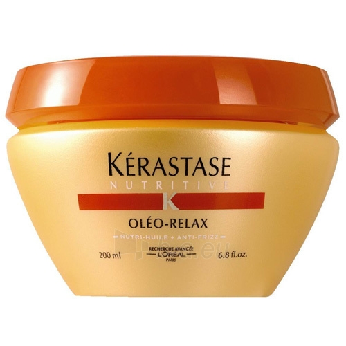 Kaukė plaukams Kerastase Nutritive Oleo Relax Masque for Dry Rebelliou Hair 200 ml paveikslėlis 1 iš 1