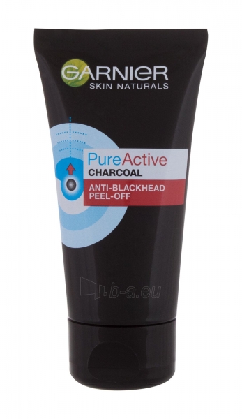 Kaukė problematiškai odai Garnier Pure Active Charcoal Anti-Blackhead Peel-Off 50ml paveikslėlis 1 iš 1