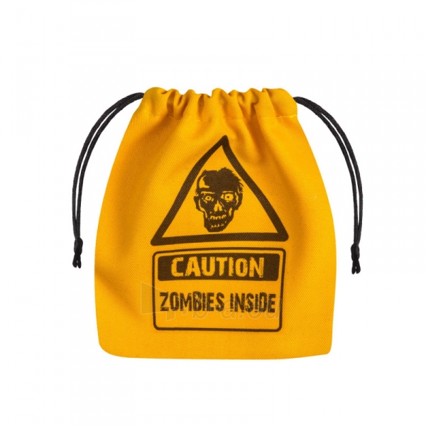 Kauliukų maišelis Zombie (Geltonos ir juodos sp.) paveikslėlis 2 iš 2