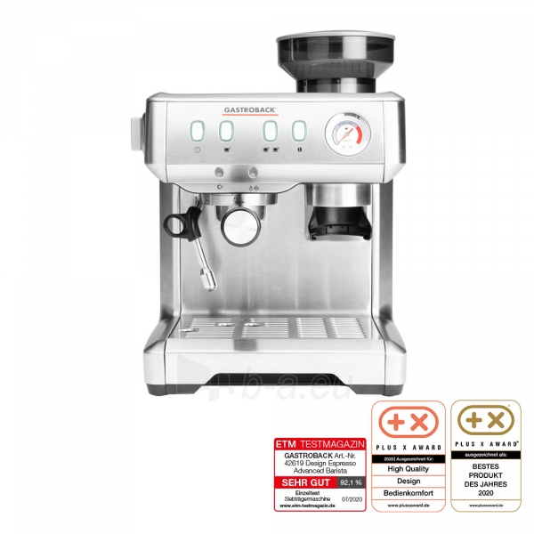 Coffee maker Gastroback Design Espresso Advanced Barista 42619 paveikslėlis 1 iš 10