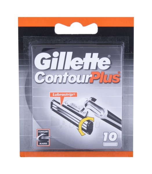 Keičiami peiliukai Gillette Contour Plus Replacement blade 10vnt paveikslėlis 1 iš 1