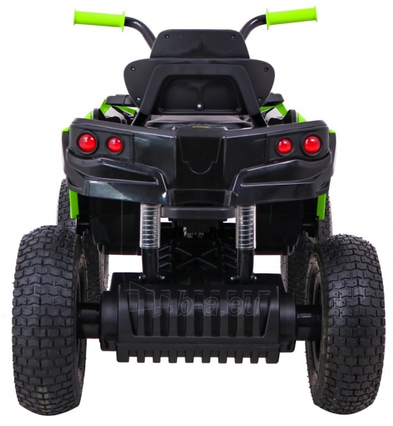 Keturratis Quad ATV su pripučiamomis padangomis, juodas - žalias paveikslėlis 6 iš 13