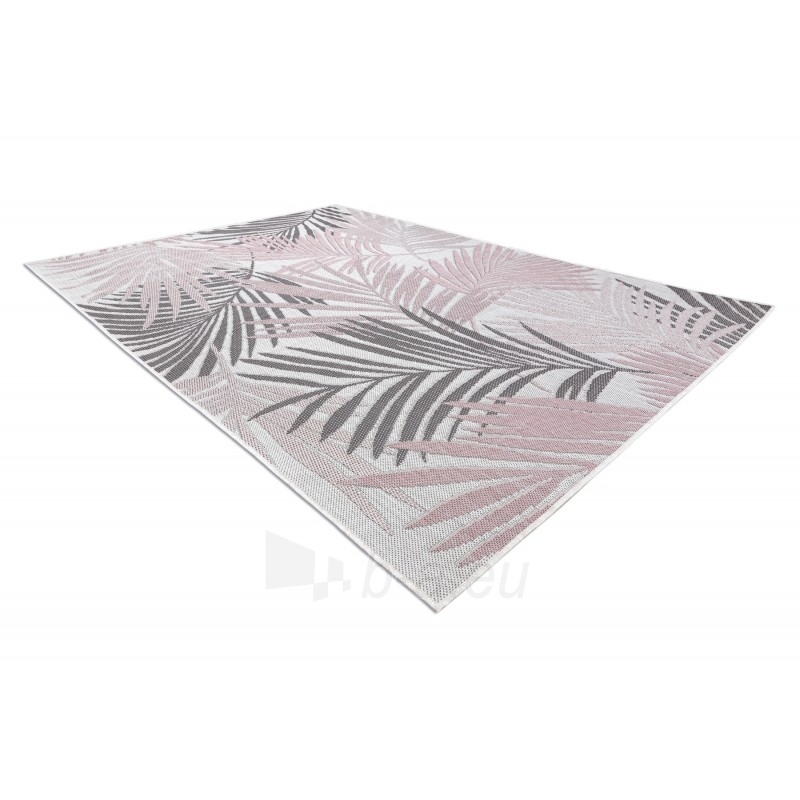 Kilimas su rožiniais akcentais SISAL SION Palmės | 180x270 cm paveikslėlis 3 iš 16
