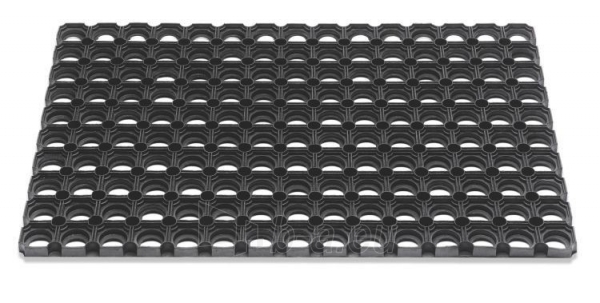 Paklājiņš Hamat Domino 007 40x60 melns paveikslėlis 1 iš 1