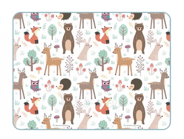 Žaidimų kilimėlis vaikui Miško gyvūnai (150x180 cm) paveikslėlis 3 iš 5
