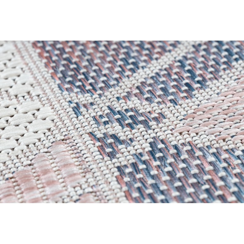 Kiliminis takelis su rožiniais akcentais SION Trikampiai | 60x250 cm paveikslėlis 8 iš 16