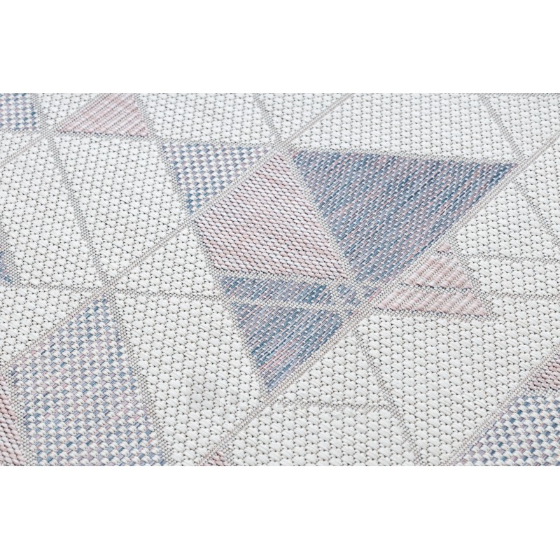 Kiliminis takelis su rožiniais akcentais SION Trikampiai | 60x300 cm paveikslėlis 5 iš 16
