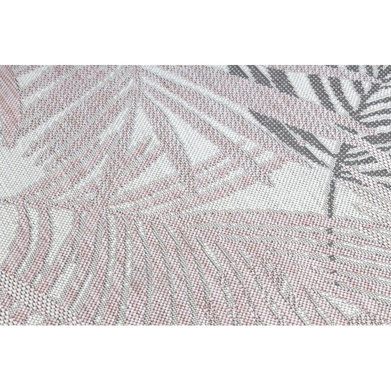 Kiliminis takelis su rožiniais akcentais SISAL SION Palmių lapai | 60x250 cm paveikslėlis 5 iš 16