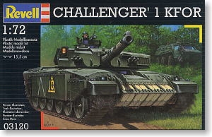 Klijuojamas modelis REVELL 03120 Challenger 1 Mk.3 'KFOR' paveikslėlis 1 iš 1