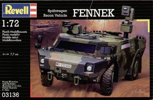 Klijuojamas modelis REVELL 03136 Scout Car Fennek paveikslėlis 1 iš 1