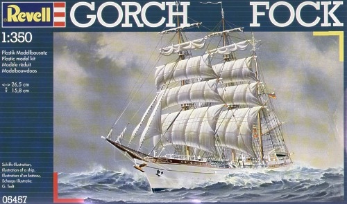 Klijuojamas modelis REVELL 05457 1/350 Ship Gorch Fock paveikslėlis 1 iš 1