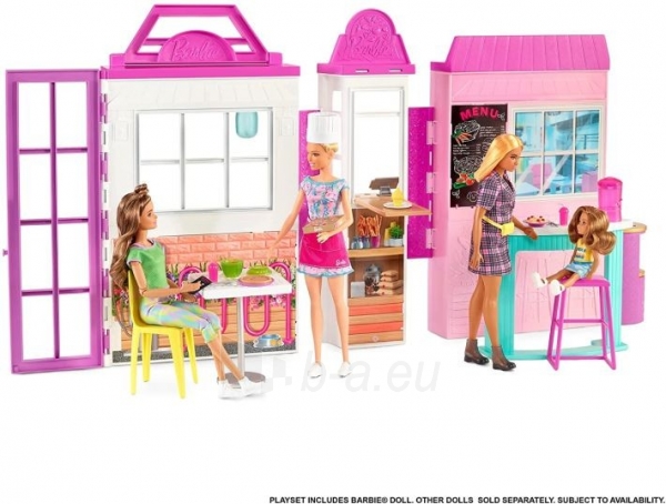 Komplektas HBB91 Barbie Cook ‘n Grill Restaurant Doll & Playset with 30+ Pieces Paveikslėlis 4 iš 6 310820275151
