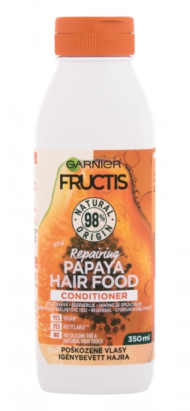 Kondicionierius dažytiems plaukams Garnier Fructis Hair Food Papaya 350ml paveikslėlis 1 iš 1