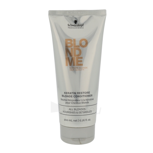 Schwarzkopf Blond Me Keratin Restore Blonde Conditioner Cosmetic 200ml paveikslėlis 1 iš 1