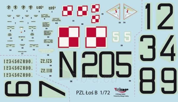 Konstruktorius - naikintuvas PZL-37B paveikslėlis 2 iš 2