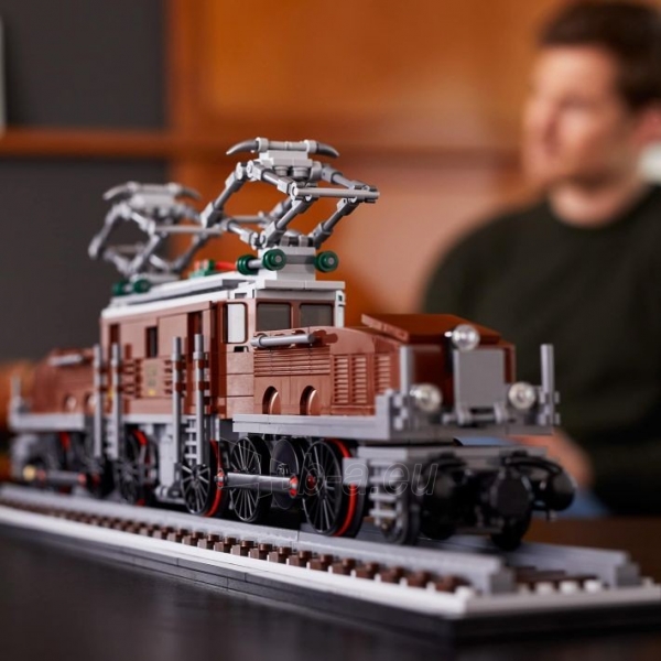 Konstruktorius 10277 LEGO Crocodile Locomotive paveikslėlis 3 iš 6