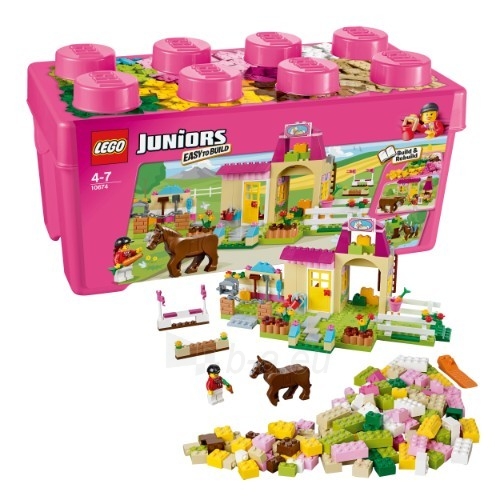 Konstruktorius LEGO Juniors Ponių ferma 10674, vaikams nuo 4 iki 7 metų paveikslėlis 1 iš 1