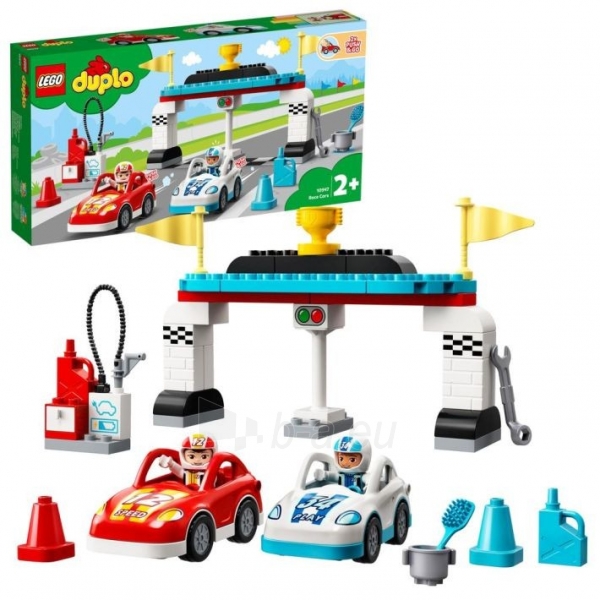 Konstruktorius 10947 LEGO DUPLO Race Cars paveikslėlis 3 iš 3
