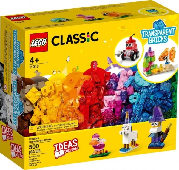 Konstruktorius LEGO Classic Kūrybinių kaladėlių rinkinys 11013 paveikslėlis 1 iš 1