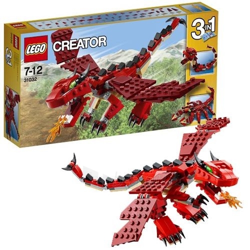 31032 LEGO Creator Огнедышащий дракон, c 7 до 12 лет NEW 2015! paveikslėlis 1 iš 1