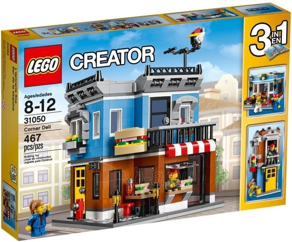 Konstruktorius 31050 Lego Creator Магазинчик на углу paveikslėlis 1 iš 1
