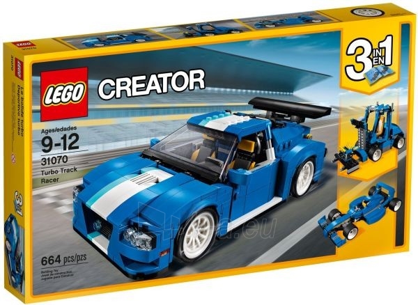 Konstruktorius 31070 LEGO® Creator Гоночный автомобиль, c 9 до 12 лет NEW 2017! paveikslėlis 1 iš 1