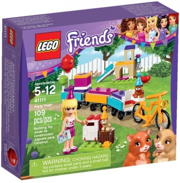 Konstruktorius 41111 Lego Friends Party Train paveikslėlis 1 iš 1