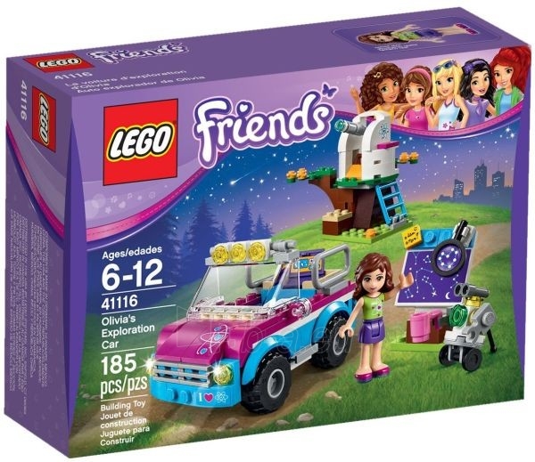 Konstruktorius LEGO Friends Olivijos tyrimų automobilis 41116 paveikslėlis 1 iš 1