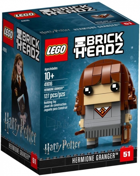 Konstruktorius 41616 LEGO® BrickHeadz Hermione Granger™, c 10 лет NEW 2018! paveikslėlis 1 iš 1