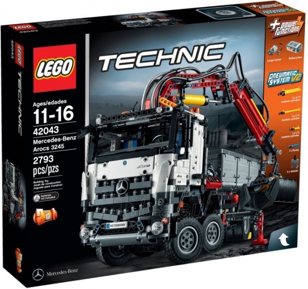 Konstruktorius 42043 LEGO Technic Mercedes-Benz Arocs 3245, NEW 2015! paveikslėlis 1 iš 1