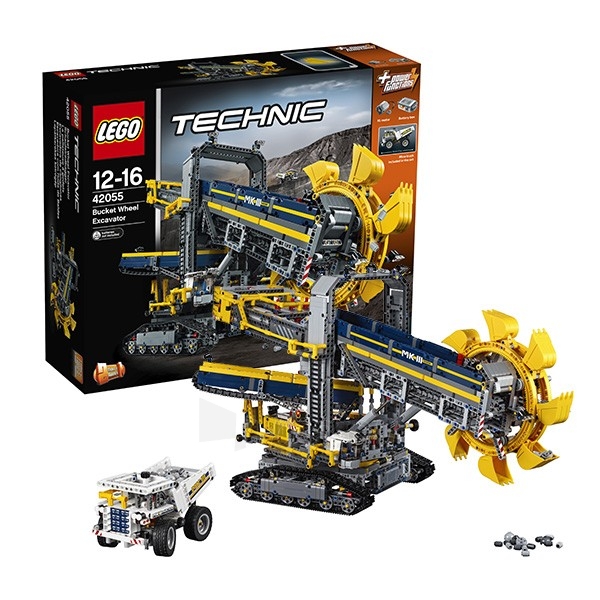Konstruktorius 42055 LEGO Technic ratinis ekskavatorius, 12-16 m. paveikslėlis 1 iš 1