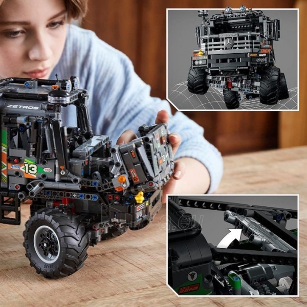 Konstruktorius 42129 LEGO Technic 4x4 Mercedes-Benz Zetros Trial paveikslėlis 6 iš 6