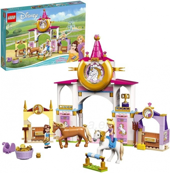 Konstruktorius 43195 LEGO Disney Princess Королевская конюшня Белль и Рапунцель paveikslėlis 1 iš 4