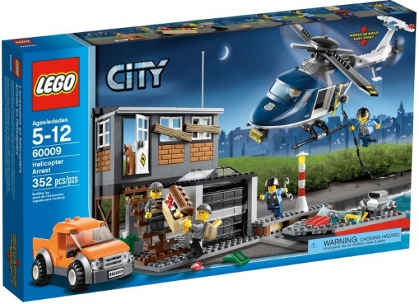 Konstruktorius LEGO City Helicopter Arrest (Sraigtasparnis) 60009 paveikslėlis 1 iš 1