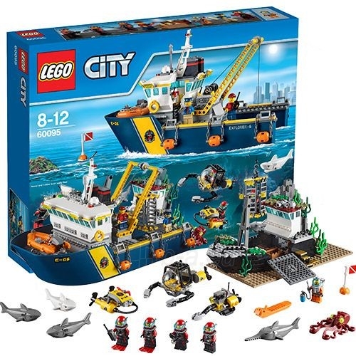 Konstruktorius 60095 LEGO City Deep Sea Exploration Vessel NEW 2015! paveikslėlis 1 iš 1