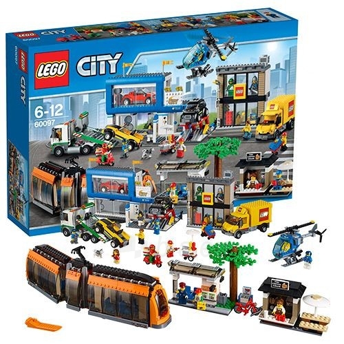 60097 LEGO City Городская площадь, c 6 до 12 лет NEW 2015! paveikslėlis 1 iš 1