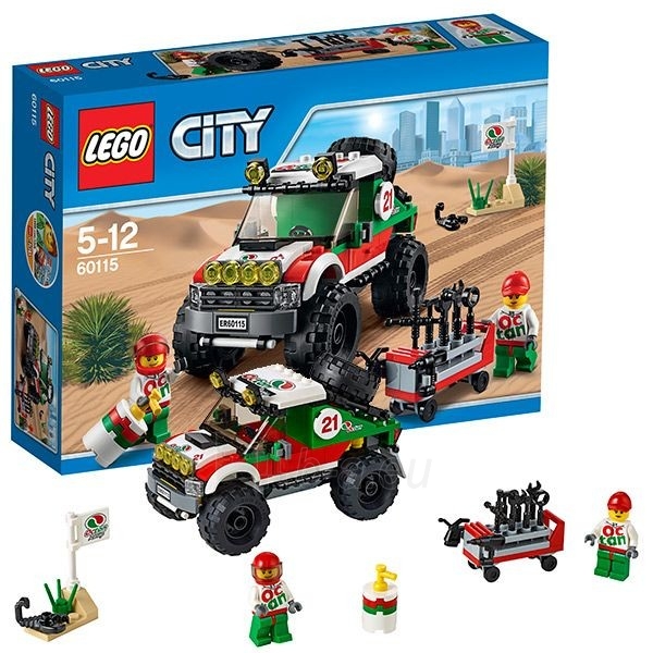 Konstruktorius 60115 Lego City 4 x 4 Off Roader 2016 paveikslėlis 1 iš 1