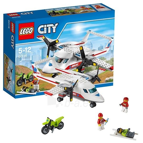 Konstruktorius 60116 Lego City Самолет скорой помощи paveikslėlis 1 iš 1