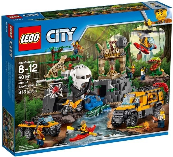 Konstruktorius 60161 LEGO® City База исследователей джунглей, c 8 до 12 лет NEW 2017! paveikslėlis 1 iš 1