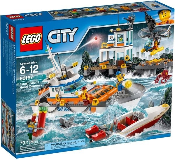 Konstruktorius 60167 LEGO® City Krantinės apsaugos būstinė paveikslėlis 1 iš 1