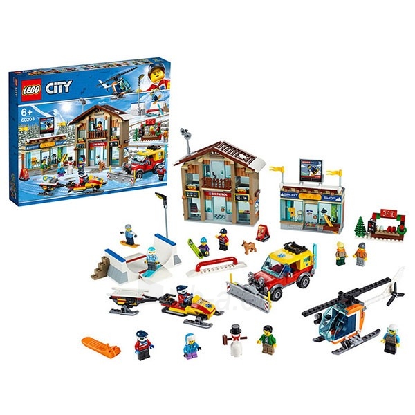 Rinkinys LEGO City Slidinėjimo kurortas 60203 paveikslėlis 1 iš 1