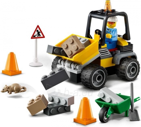Konstruktorius LEGO City Kelininkų sunkvežimis 60284 paveikslėlis 2 iš 2